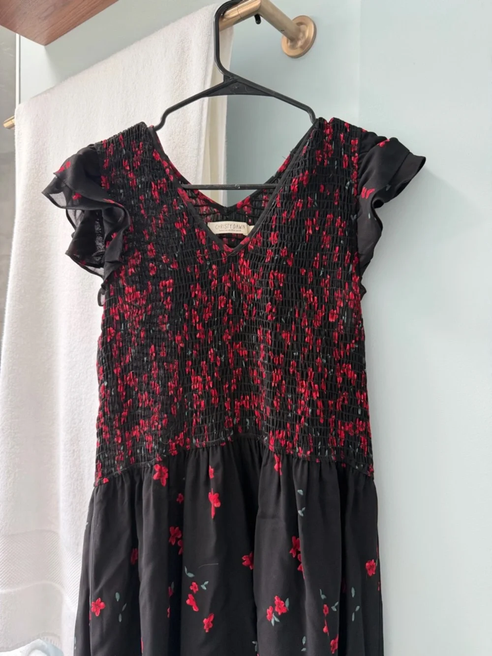 Christy Dawn Bodie Dress in Night Lily - Large - Maxi Dress, lightly tailored - Picture 3 of 5